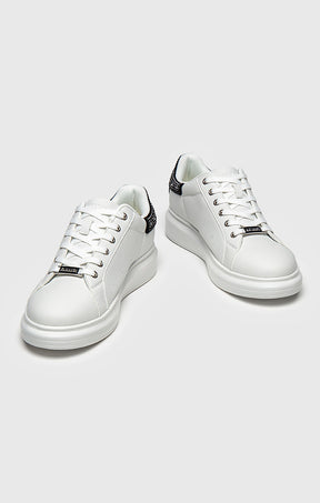 Silver Crystal Fade Sneakers