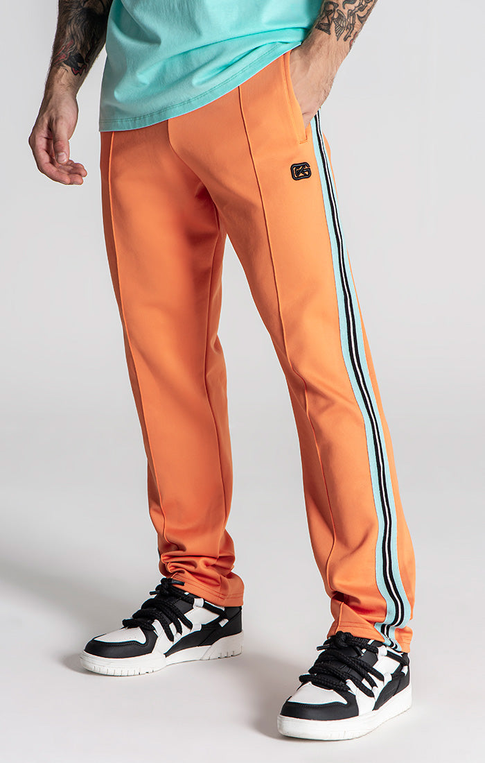 Orange Straight Pants