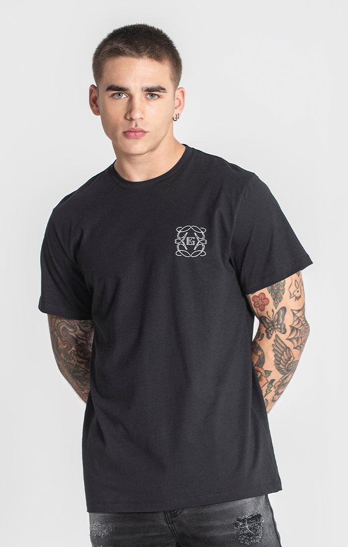 Black Nouveau Diamond Tee