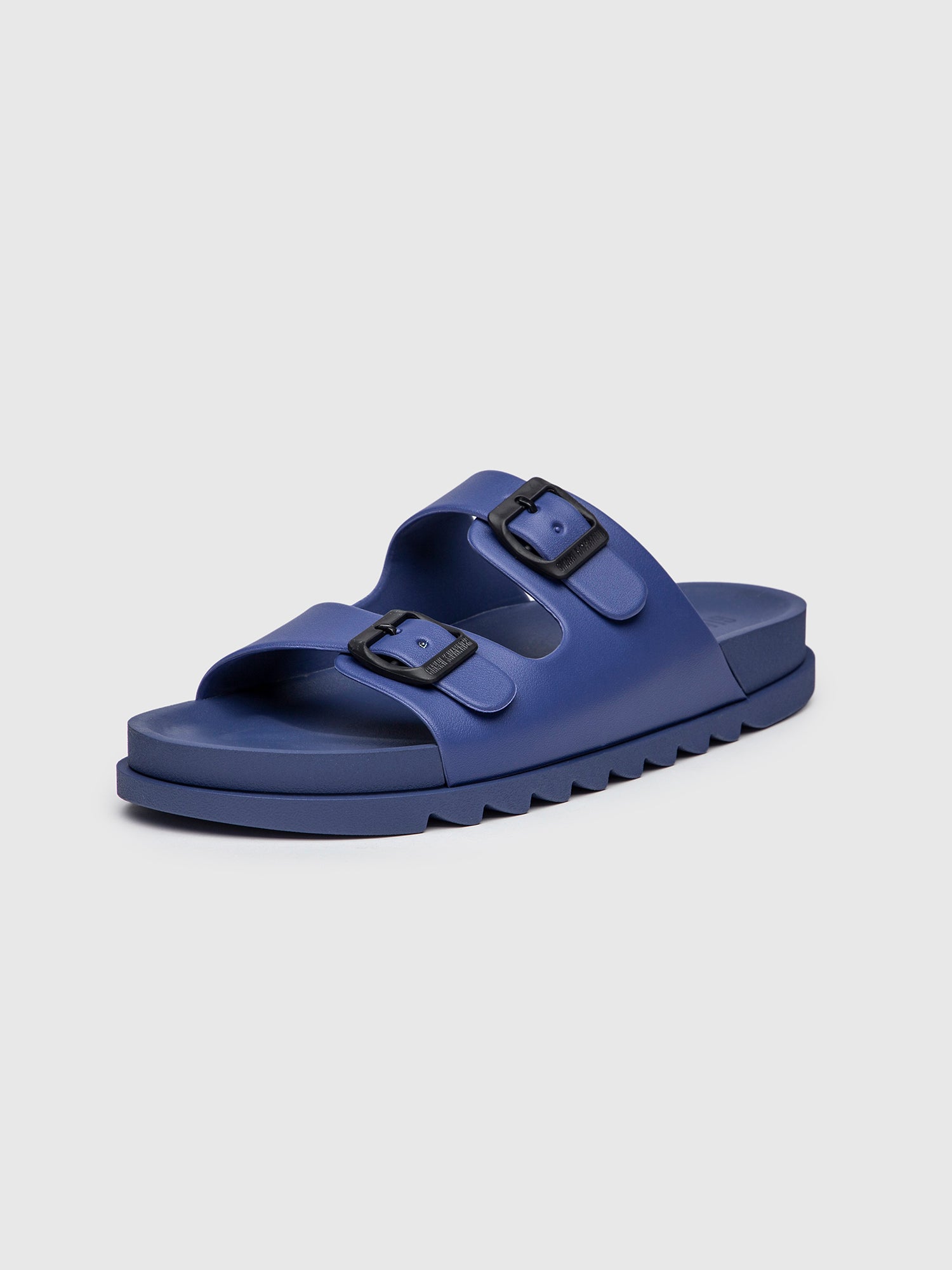 sliders / Blue Explorer Sandals