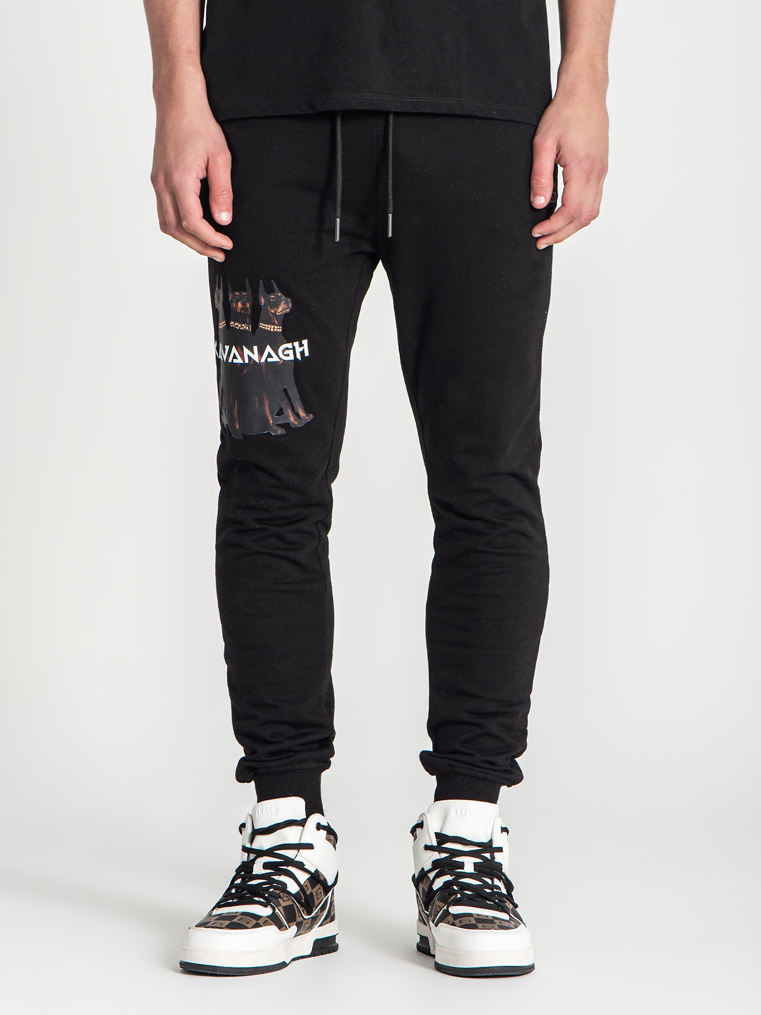 Black Anger Joggers