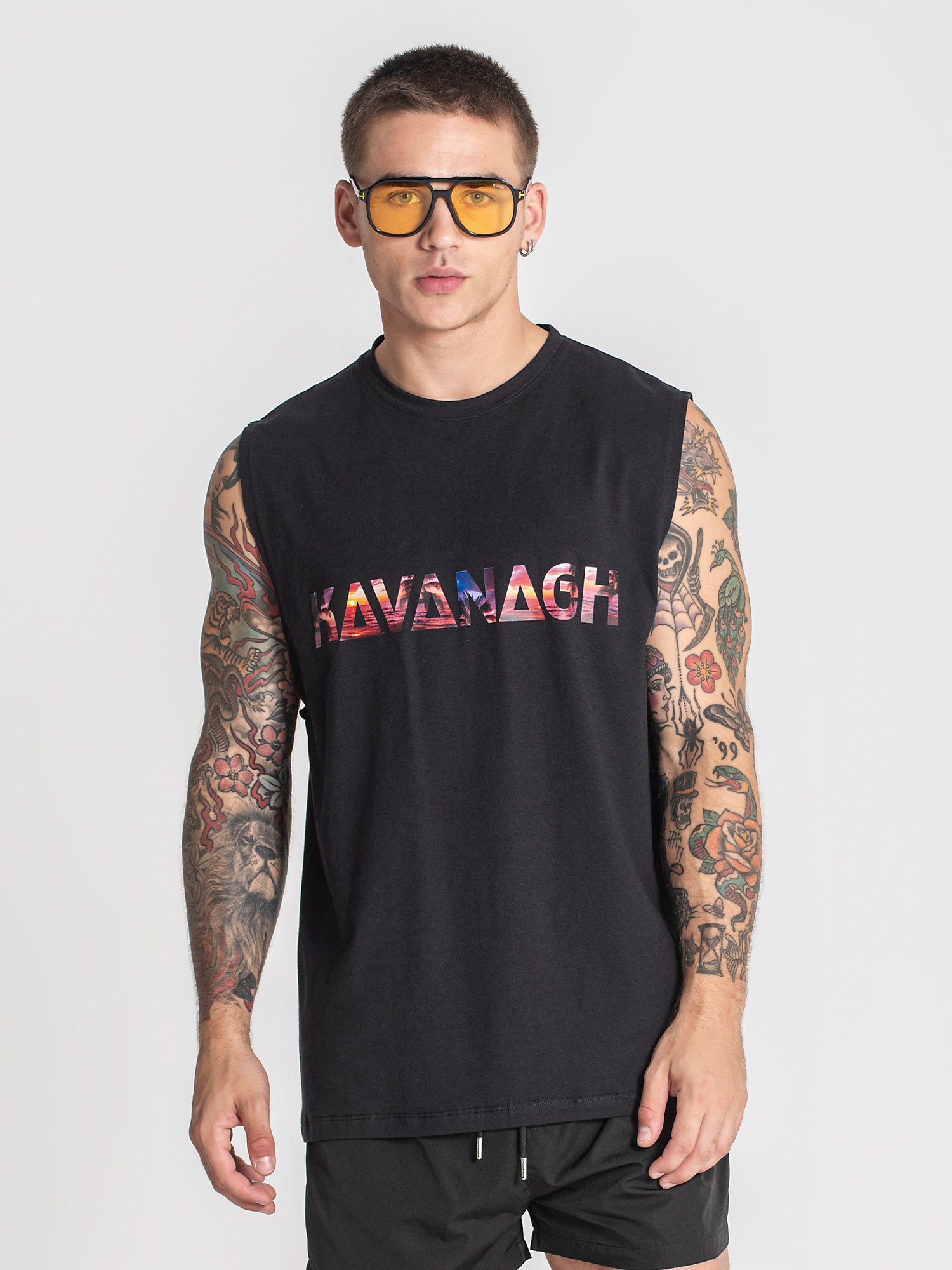 tank tops / Black Sunset Tanktop