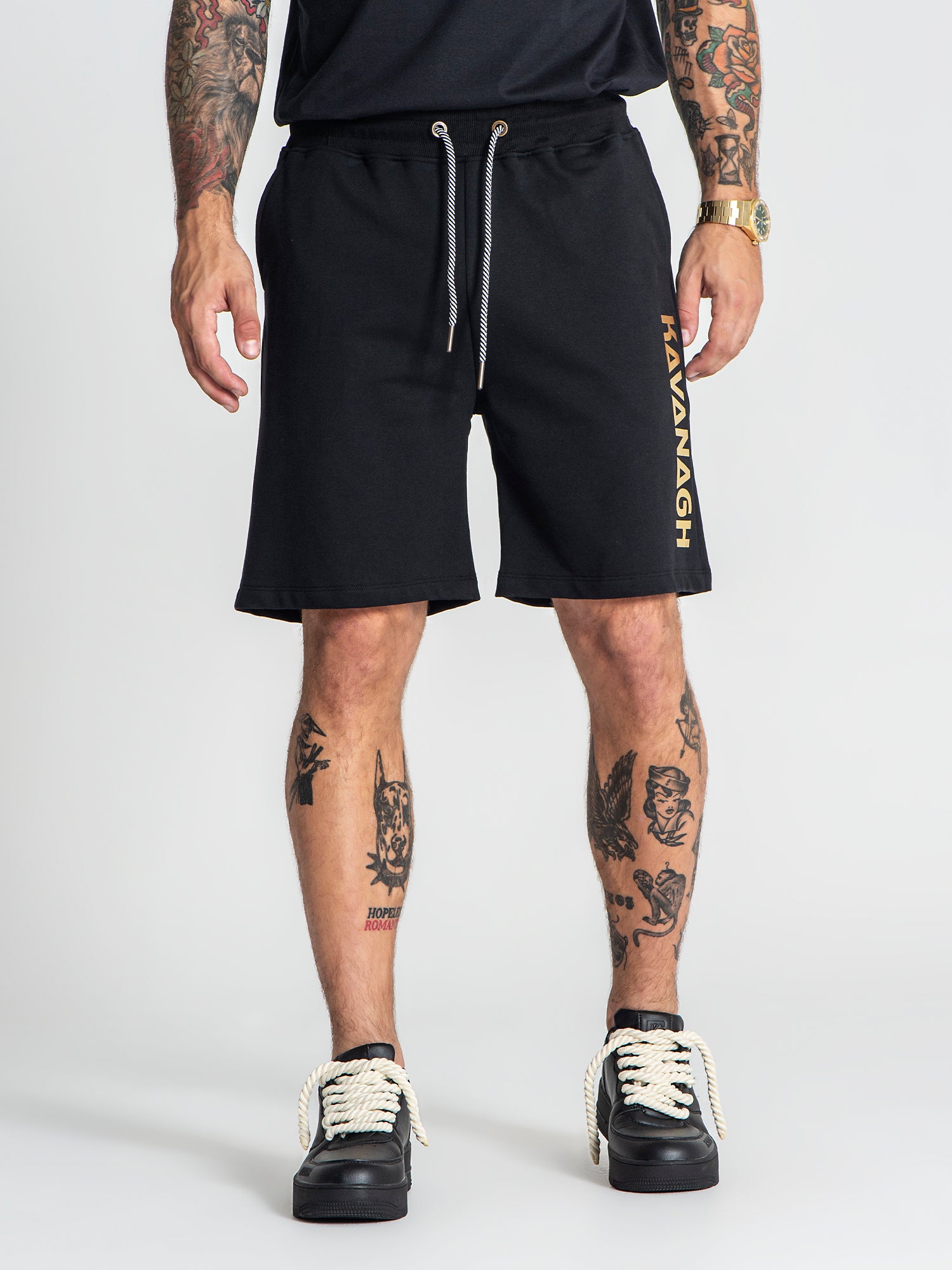 Black Futura Shorts