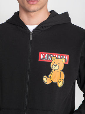 zip jackets / Black Bear Alert Hoodie Jacket