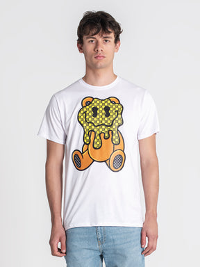 t-shirts / White Melting Bear Tee