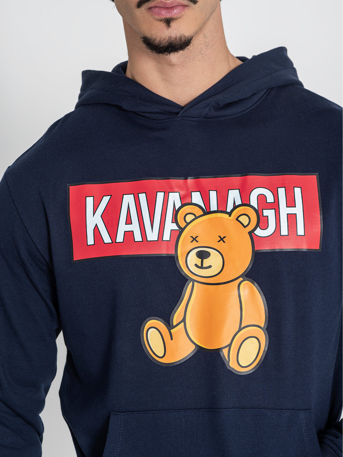 hoodies / Dark Blue Bear Alert Hoodie