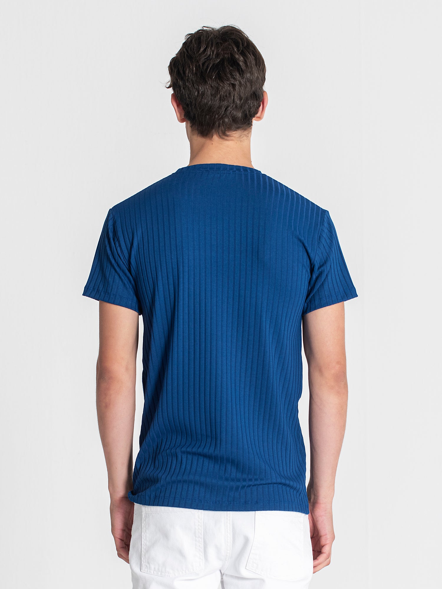 t-shirts / Navy Blue Rib Tee