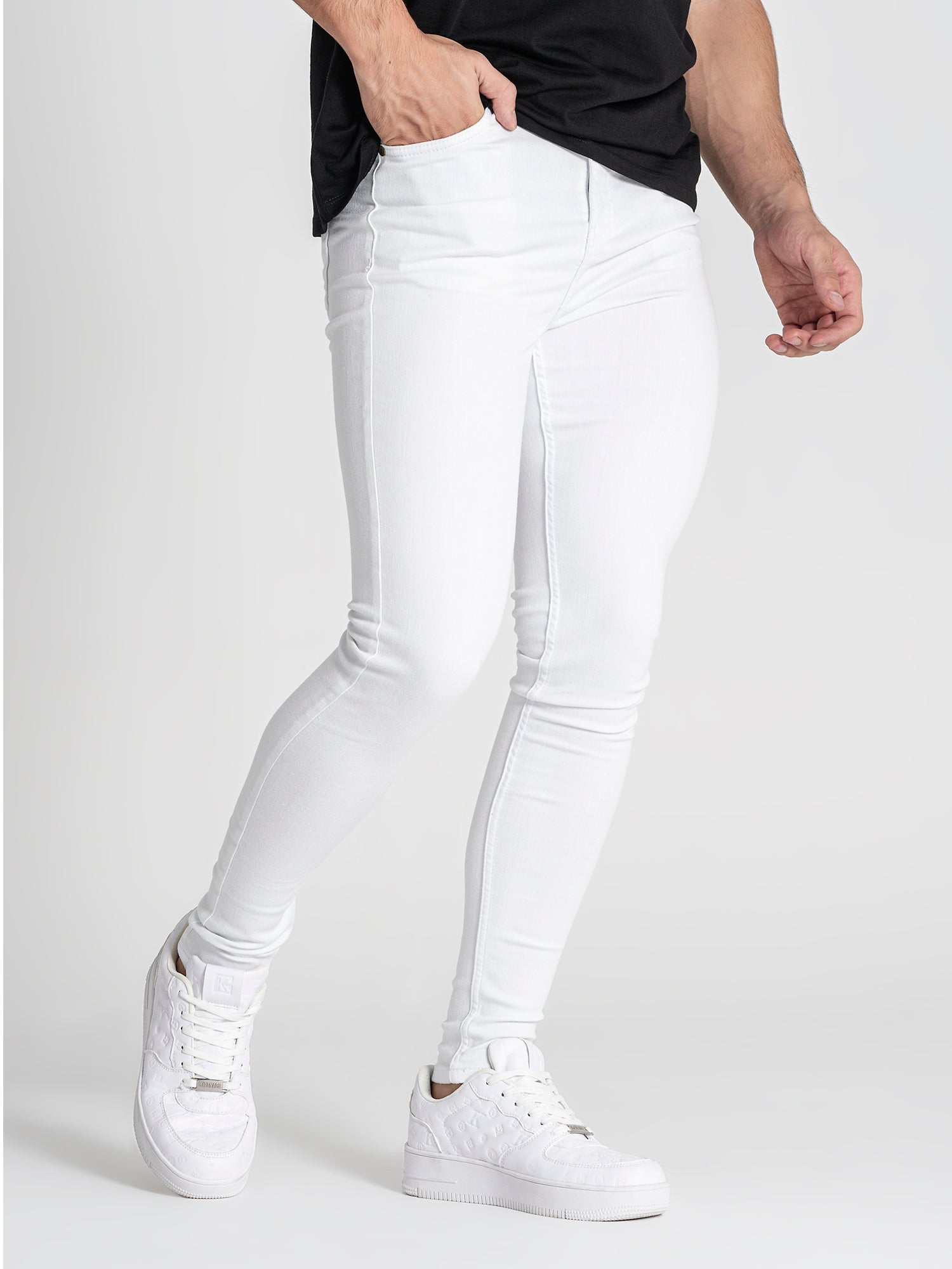 jeans / White Core Skinny Jeans