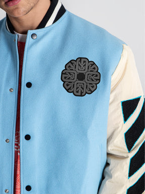 bombers / Blue Patches Bomber Jacket