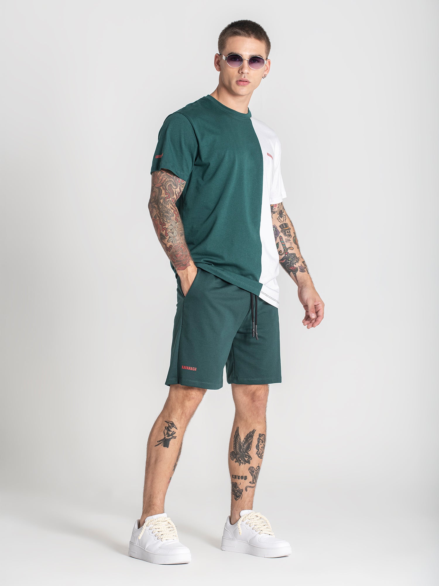 t-shirts / Green Block Tee