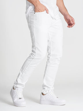 jeans / White Straight-Leg Jeans