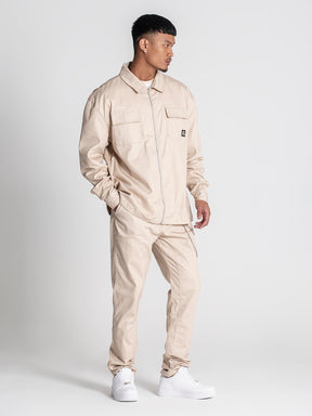 shirts / Beige Los Felices Zip Shirt