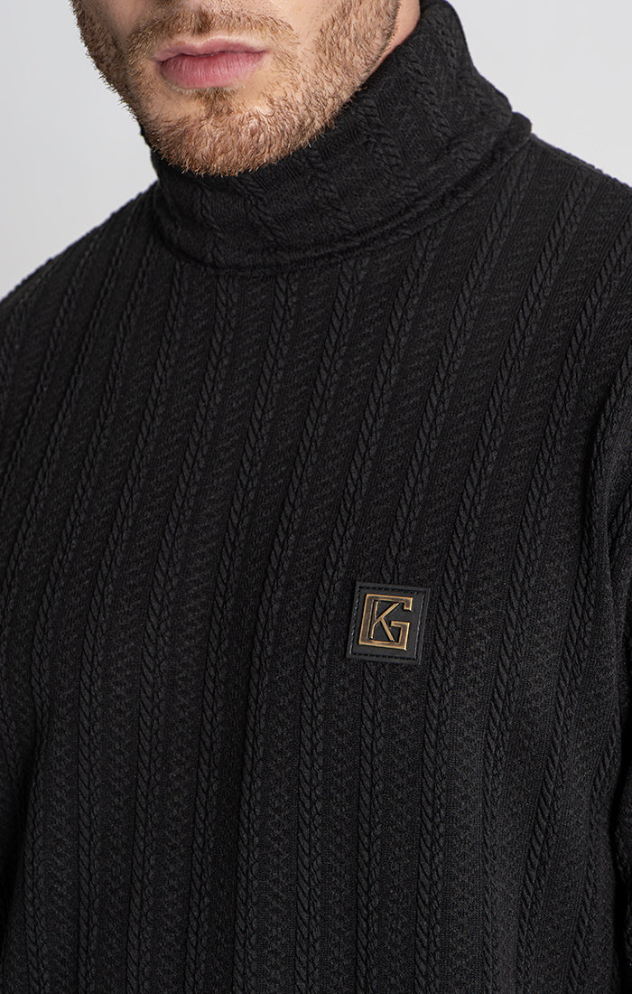 Black Cosy Turtleneck