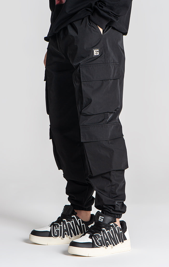 Black Santos Cargo Joggers