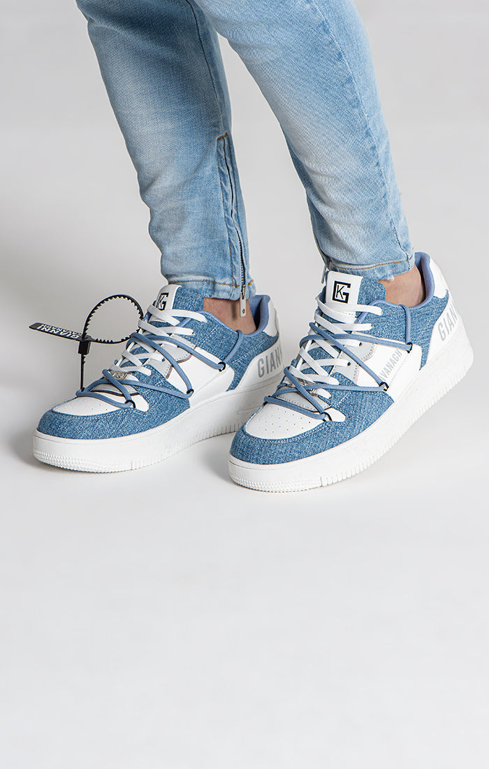 Blue Denim Sneakers