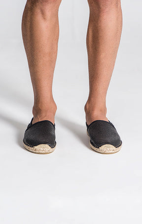 Black GK Artisan Espadrilles