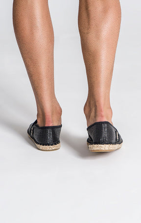 Black GK Artisan Espadrilles