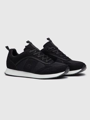 Black Runner Sneakers