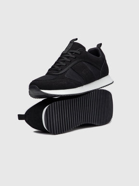 Black Runner Sneakers