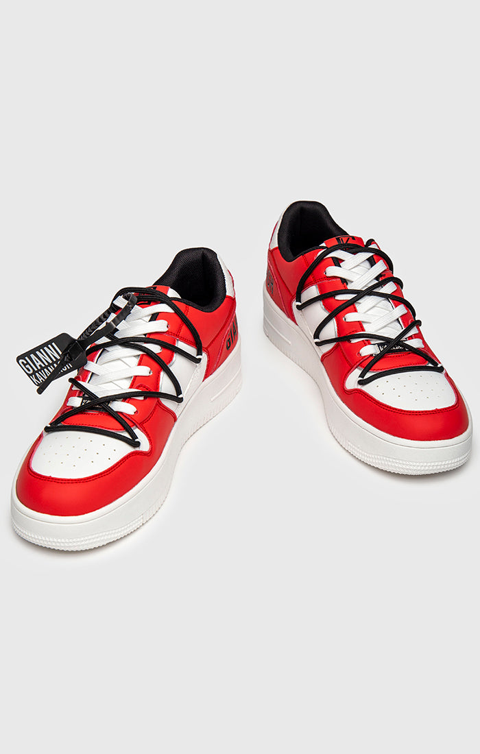 Red Wrapped Sneakers