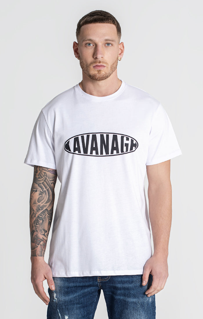 White Fisheye Tee