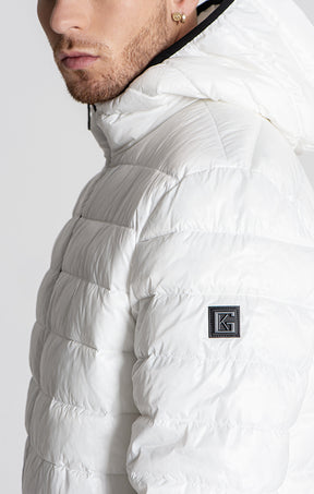 White Team Puffer Jacket