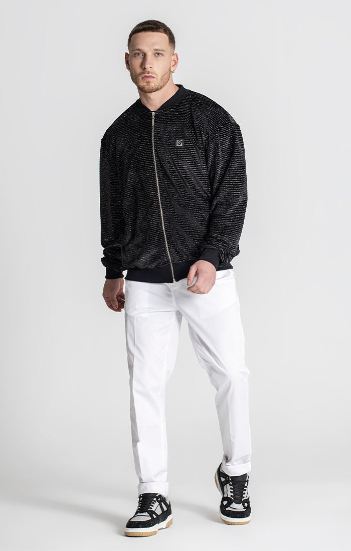 Black Feelings Bomber Jacket